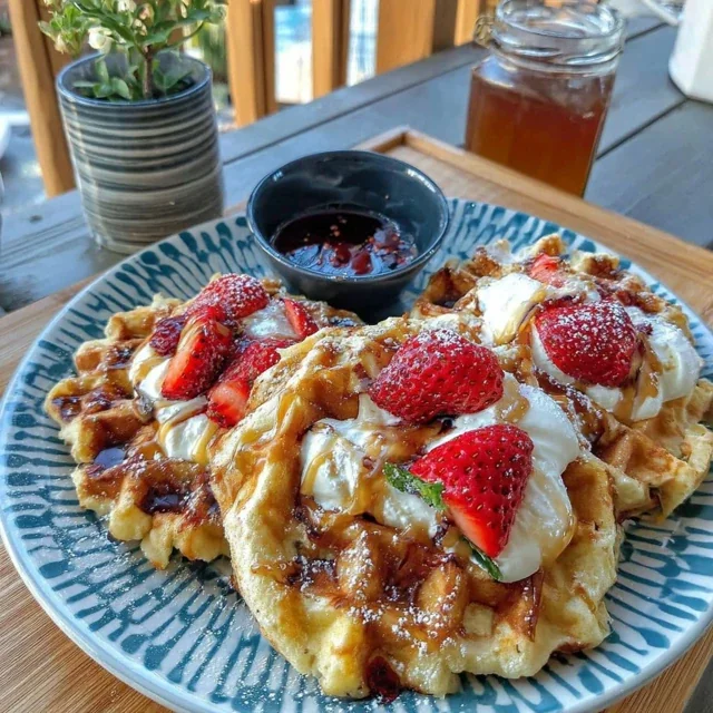 Krispiga Svenska Våfflor till Våffeldagen