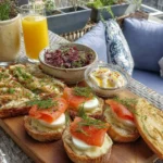 Påskbrunch med Gravlax, Ägg och Sill