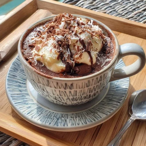 Viral chokladkaka i mugg klar på 5 minuter