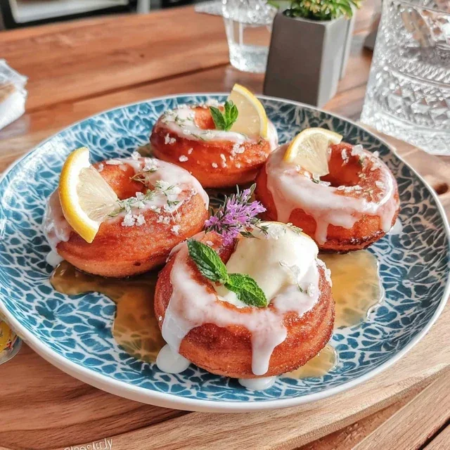 Citronmunkar med vaniljsocker