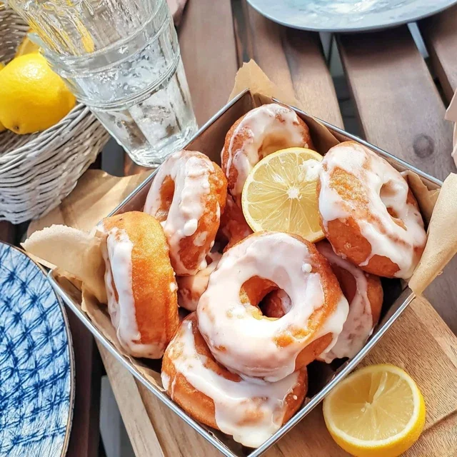 Citronmunkar med vaniljsocker