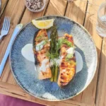 Grillad lax med sparris